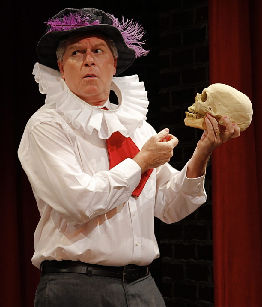 As Hamlet in THE COMPLETE HISTORY OF COMEDY (abridged) by Reed Martin & Austin Tichenor. 2013.